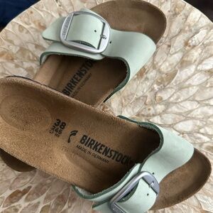 NWOT Matcha Madrid Big Buckle Birkenstocks